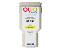 EN_Cartouche d'encre traceur remanufacturée OWA - standard - Jaune - pour HP 746