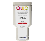 Cartouche d'encre traceur remanufacturée OWA - standard - Rouge - pour HP 746