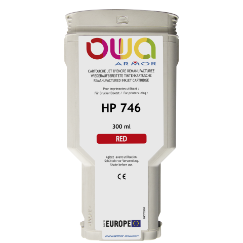 Armor OWA B45726OW cartucho de tinta 1 pieza(s) Compatible Rojo cromático