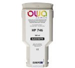 Cartouche d'encre traceur remanufacturée OWA - standard - Noir Mat - pour HP 746