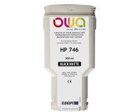 OWA Remanufactured Plotter Ink Cartridge - Standard - Matte Black - for HP 746
