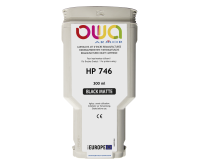 EN_Cartouche d'encre traceur remanufacturée OWA - standard - Noir Mat - pour HP 746