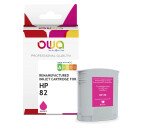 Cartouche d'encre traceur remanufacturée OWA - standard - Magenta - pour HP 82
