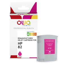Cartridge voor gerecycleerde plotterinkt OWA - standaard - Magenta - voor HP 82