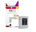 Cartouche d'encre traceur remanufacturée OWA - standard - Noir - pour HP 82