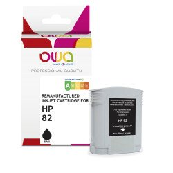 Cartouche d'encre traceur remanufacturée OWA - standard - Noir - pour HP 82