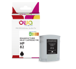 Cartouche d'encre traceur remanufacturée OWA - standard - Noir - pour HP 82