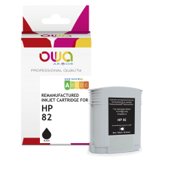 Cartouche d'encre traceur remanufacturée OWA - standard - Noir - pour HP 82