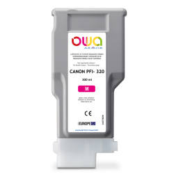 Cartouche d'encre traceur remanufacturée OWA - standard - Magenta - pour CANON PFI-320 M