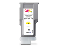 EN_Cartouche d'encre traceur remanufacturée OWA - standard - Jaune - pour CANON PFI-320 Y