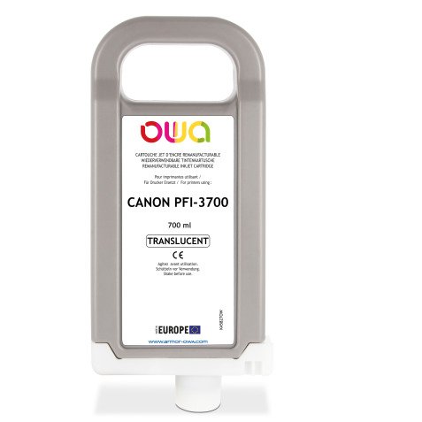 Cartouche d'encre traceur remanufacturable OWA - standard - Translucide - pour CANON 6454C001