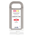 Cartouche d'encre traceur remanufacturable OWA - standard - Rouge - pour CANON PFI-3700 R