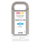 Cartouche d'encre traceur remanufacturable OWA - standard - Cyan - pour CANON PFI-3700 C