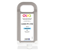 Cartouche d'encre traceur remanufacturable OWA - standard - Cyan Photo - pour CANON PFI-3700 PC