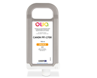 Cartouche d'encre traceur remanufacturable OWA - standard - Orange - pour CANON PFI-2700 O