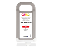 OWA Remanufacturable Plotter Ink Cartridge - Standard - Red - for CANON PFI-2700 R