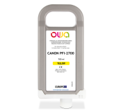 Cartouche d'encre traceur remanufacturable OWA - standard - Jaune - pour CANON PFI-2700 Y