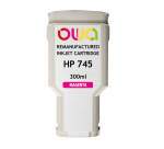 Cartouche d'encre traceur remanufacturée OWA - standard - Magenta - pour HP 745