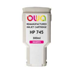 Cartouche d'encre traceur remanufacturée OWA - standard - Magenta - pour HP 745