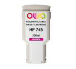Cartouche d'encre traceur remanufacturée OWA - standard - Magenta - pour HP 745