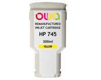 OWA Remanufactured Plotter Ink Cartridge - Standard - Yellow - for HP 745