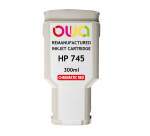 Cartouche d'encre traceur remanufacturée OWA - standard - Rouge chromatique - pour HP 745