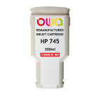 Cartouche d'encre traceur remanufacturée OWA - standard - Rouge chromatique - pour HP 745