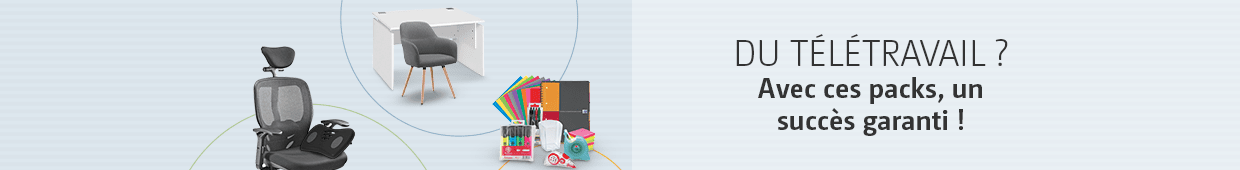 Du télétravail ? Avec ces packs, un succès garanti!