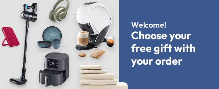 Choose your welcome gift with your order