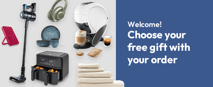 Choose your welcome gift with your order