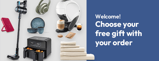 Choose your welcome gift with your order