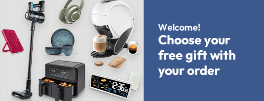 Choose your welcome gift with your order