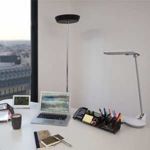 the lighting of your office and the lamps with telework