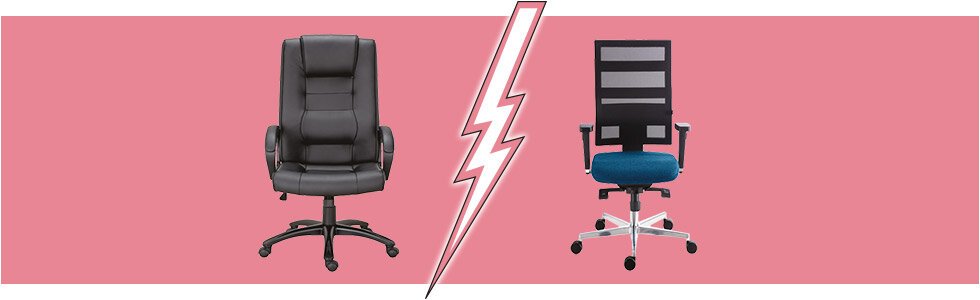 Leather versus mesh: the great office chair battle