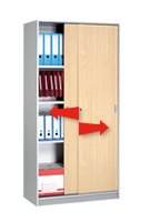 Cabinets with sliding doors