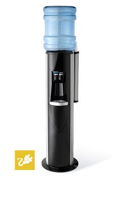 Fountain with water bottle