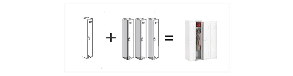 vestiaire démontable