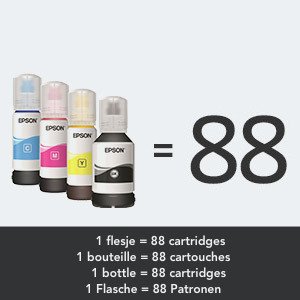 Ink tank printers with ultra high capacity 