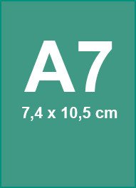 A7 paper size