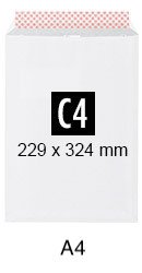 enveloppe format c4 229x324mm