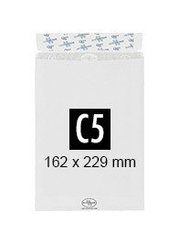 sleeve C5 size 162 x 229 mm 