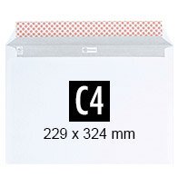 enveloppe format c4 taille 229x324 mm