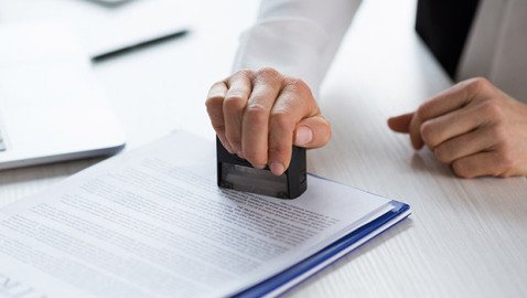 What is the purpose of a company stamp?