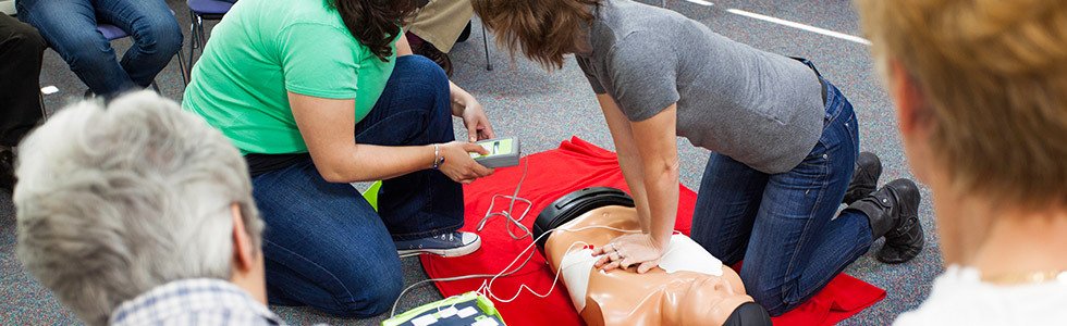 First aid workers at the workplace