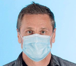 Protective mask with anti-fog nose bridge