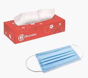 Masker: voorkom dat uw bril beslaat m.b.v. een papieren tissue