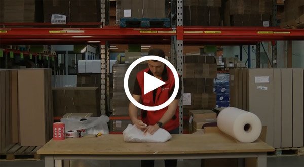 Vidéo comment emballer un produit fragile ?