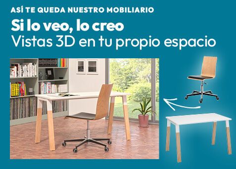 sillas, mesas, sillón, escritorio