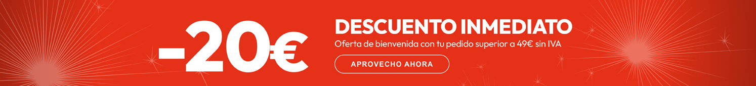 descuento de bienvenida