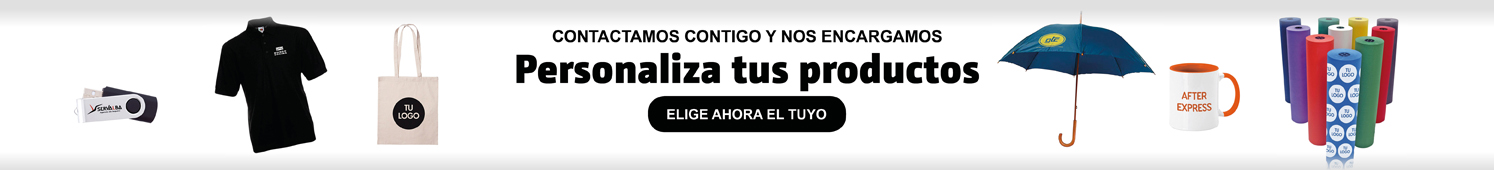 Ofrecemos una extensa gama de productos a personalizar, tarjetas de visita, USB, bolígrafos, camisetas...todo para tu empresa